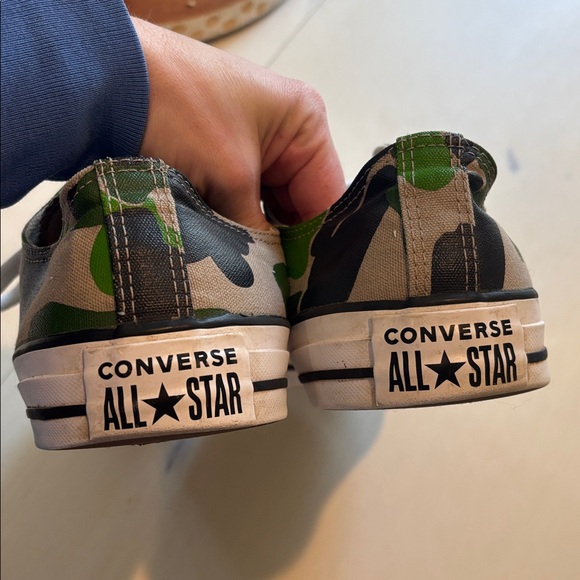 Converse Green Camouflage Sneakers - Picture 5 of 9